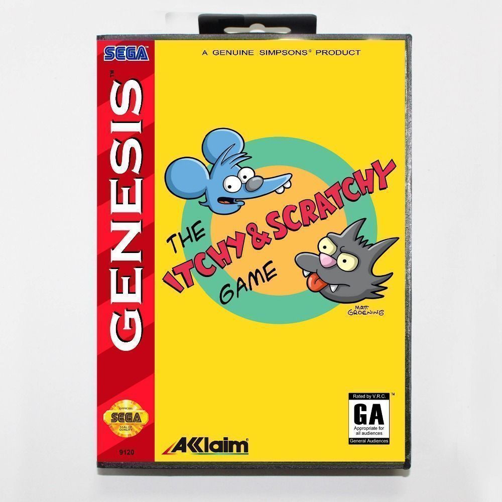 Itchy And Scratchy (USA Europe) Game Cover